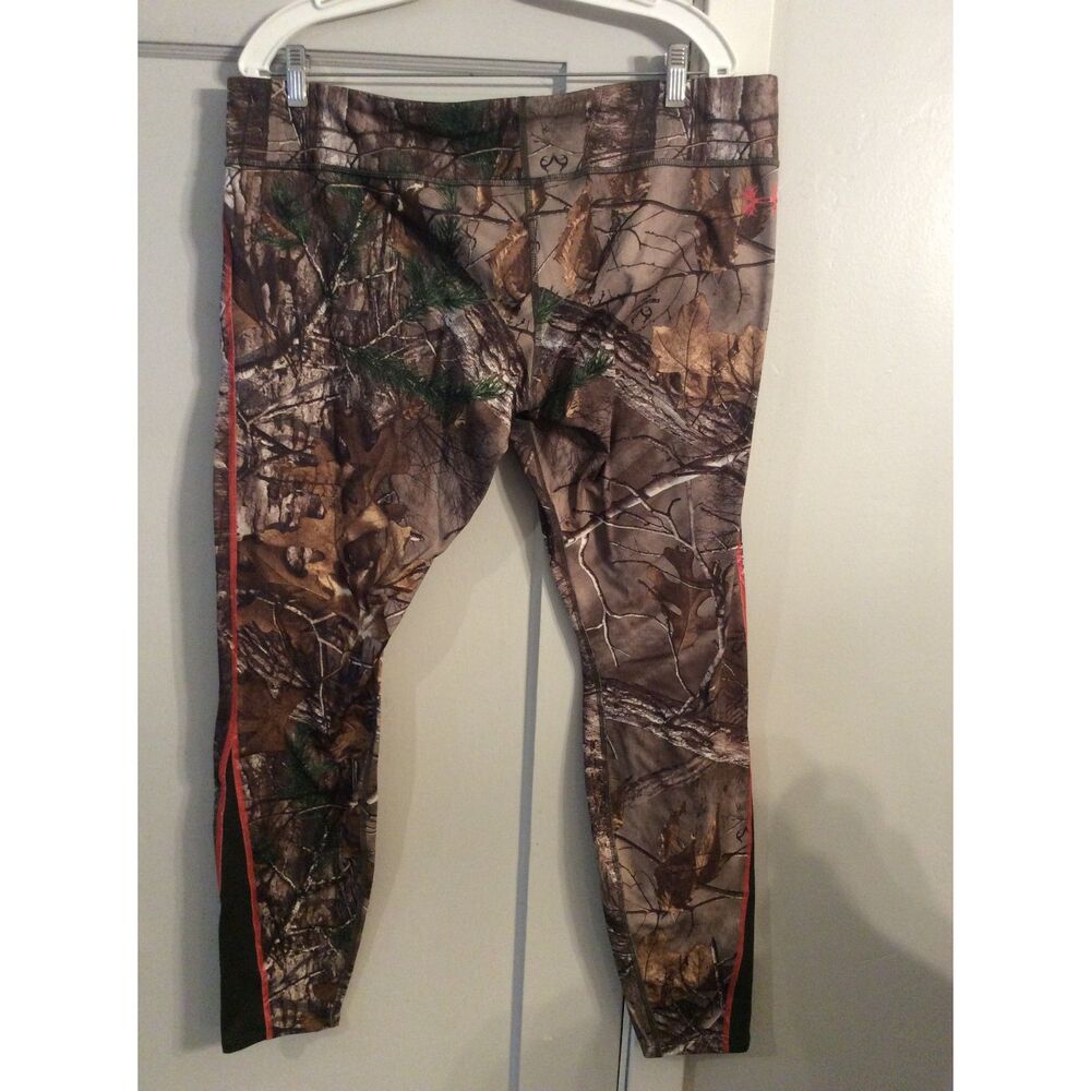 Under Armour Camo Leggings Scent Control XL Women's
